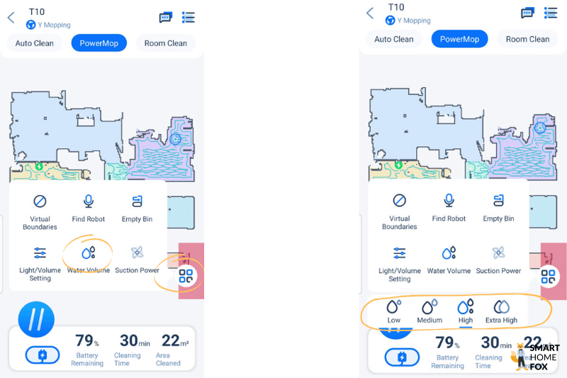 ultenic t10 debit d eau